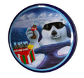 1996 Coca Cola Coke Polar Bear Round Lidded Tin Container