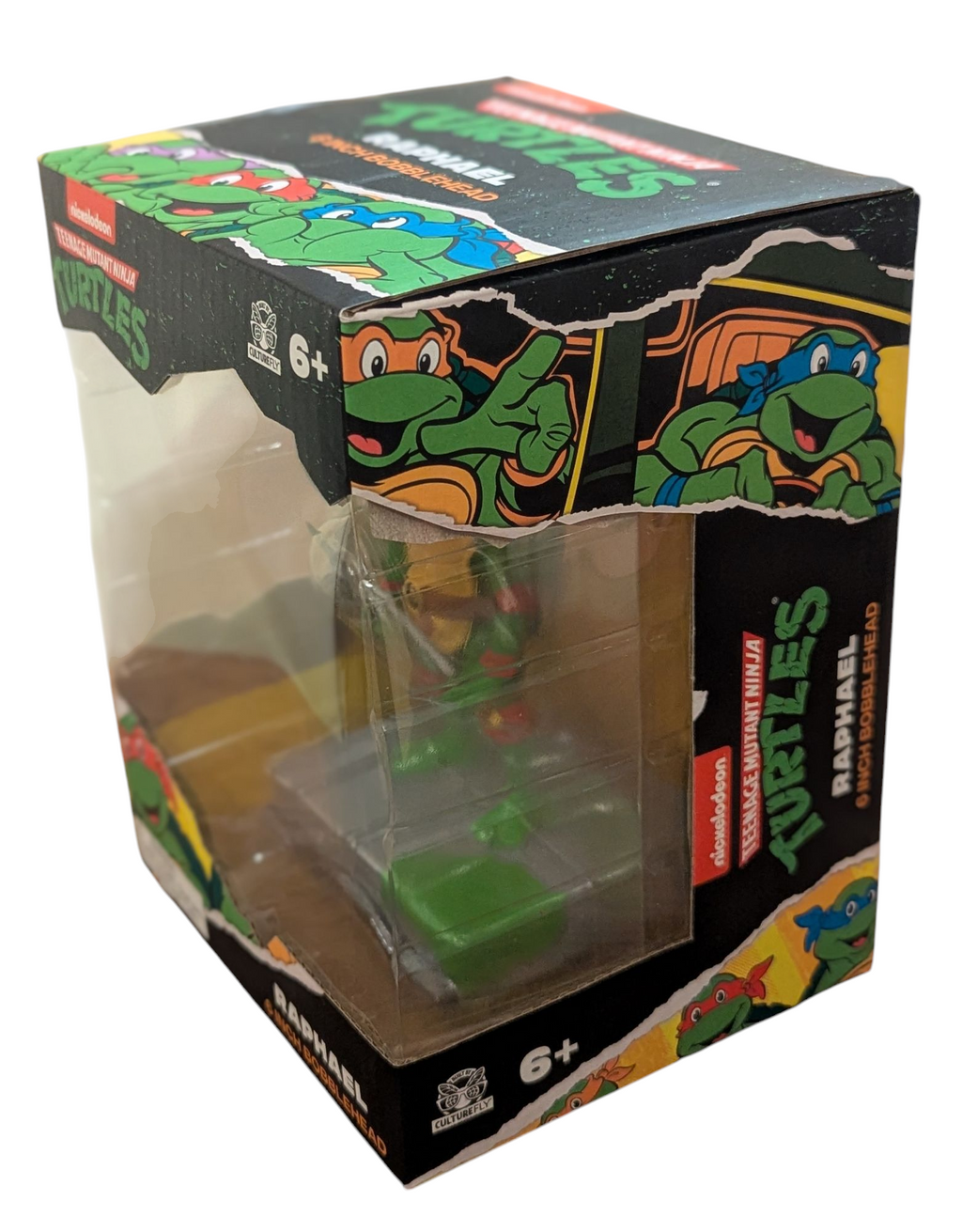 CultureFly TMNT Teenage Mutant Ninja Turtles Raphael 6 Inch Bobblehead image 4