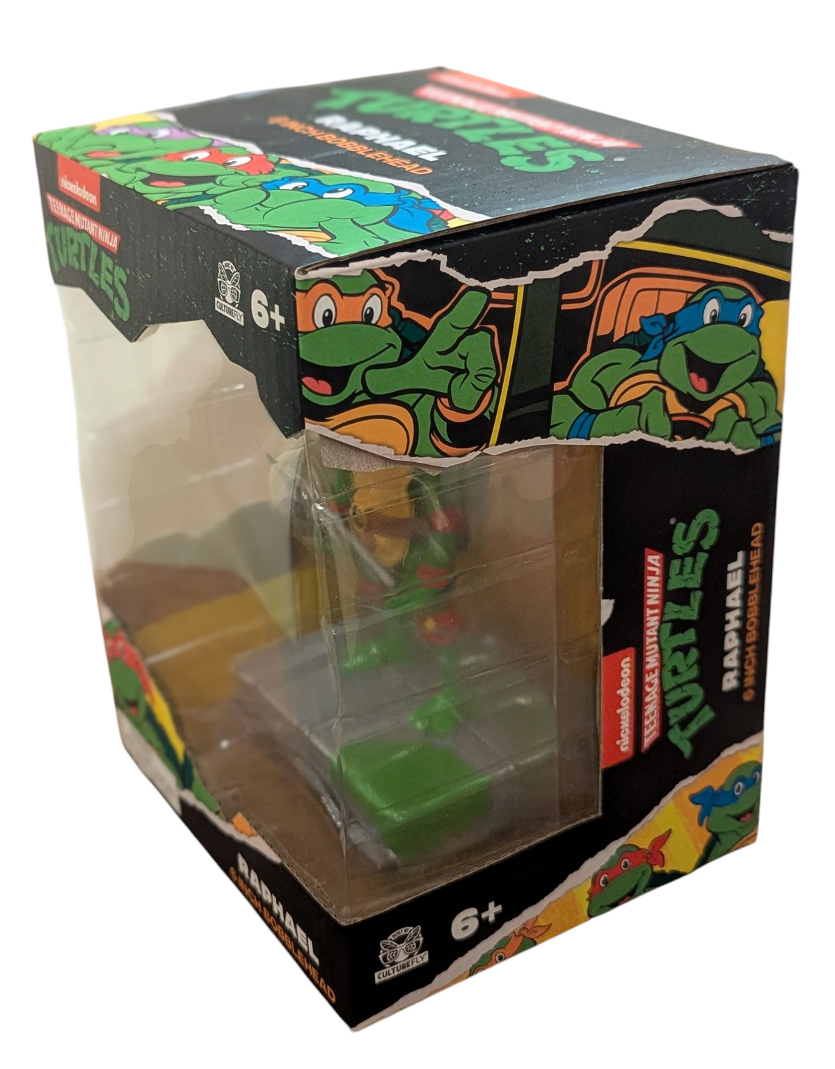 CultureFly TMNT Teenage Mutant Ninja Turtles Raphael 6 Inch Bobblehead image 4