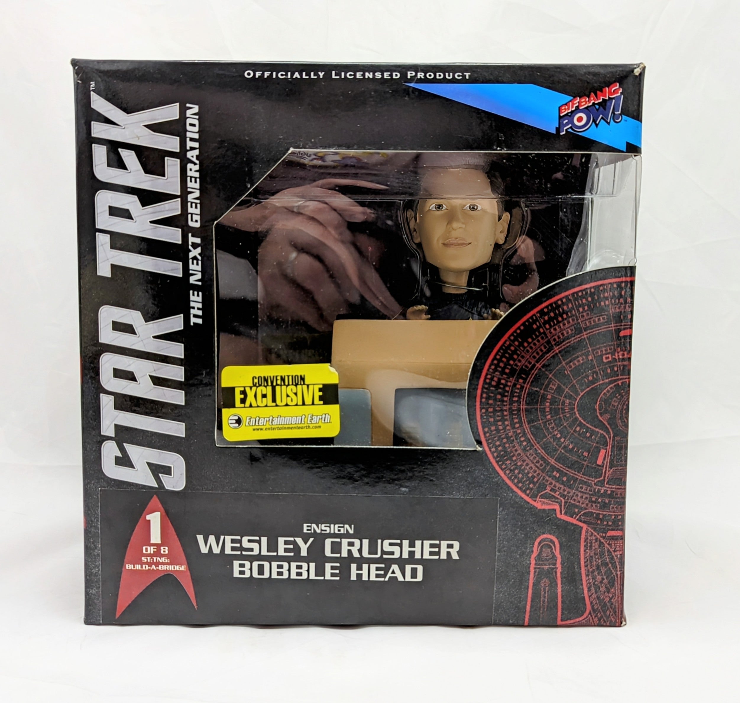 2013 Bif Bang Pow Star Trek Convention Exclusive Wesley Crusher Bobblehead