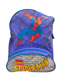 1996 Impact Marvel Comics Spider-Man Animated Series Blue/Purple Kids Backpack