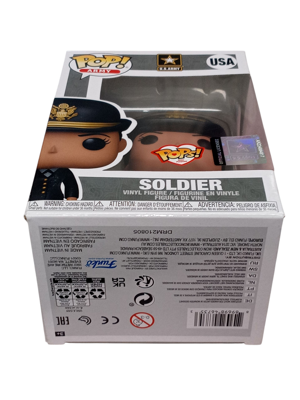 Funko Pop! U.S. Army Female Solider USA Pops With A Purpose Vinyl Figure image 3