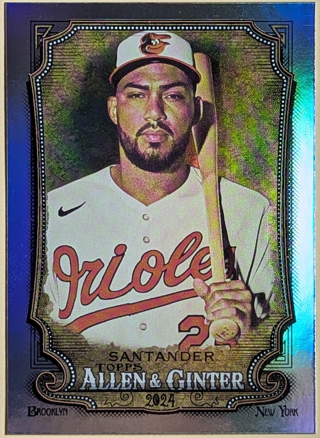 2024 Topps Allen & Ginter Hot Box Foil SP #110 Anthony Santander Orioles