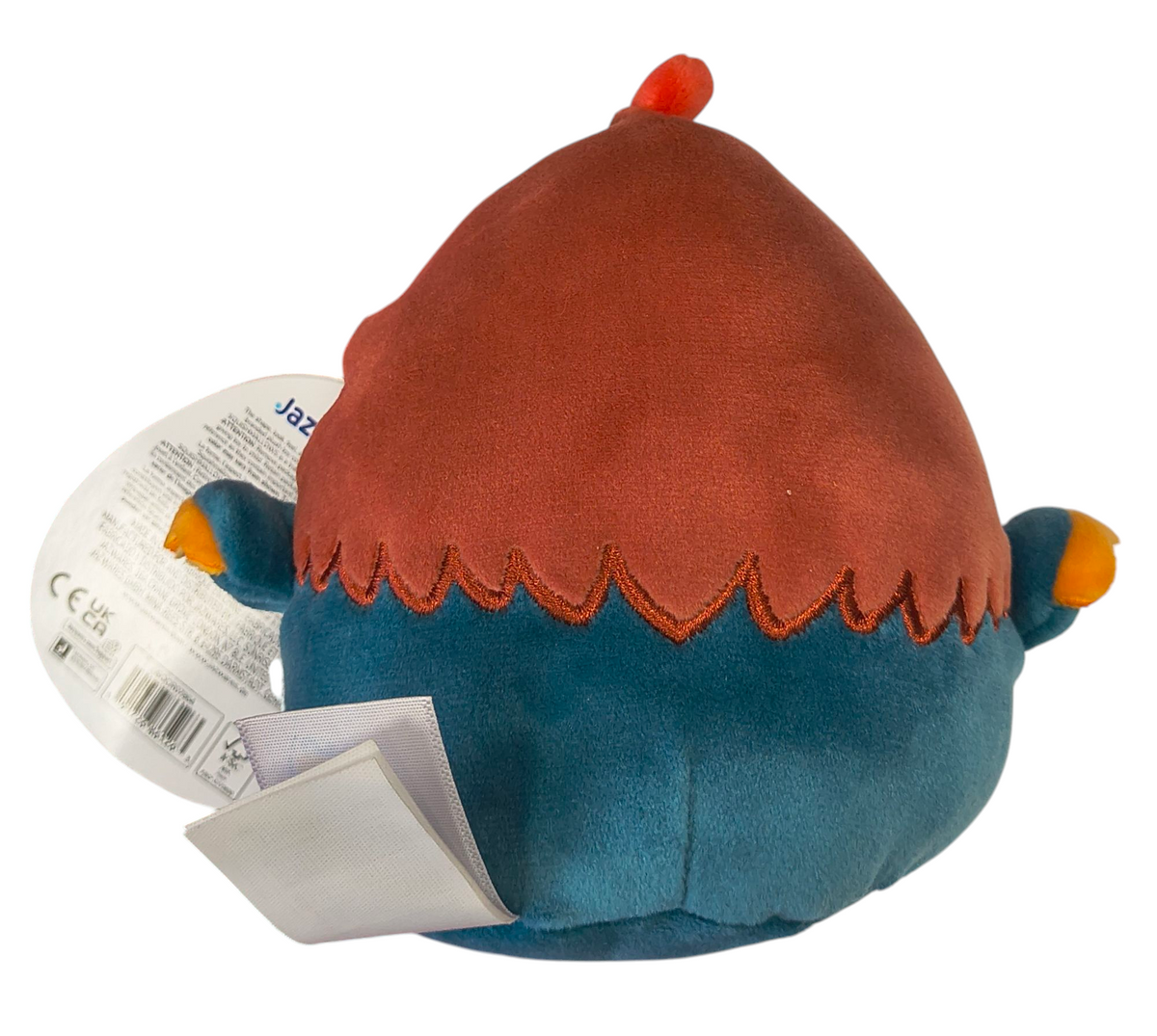 Jazwares Squishmallow - Reed w/ Tag Blue, Red, & Brown Rooster 5'' image 2