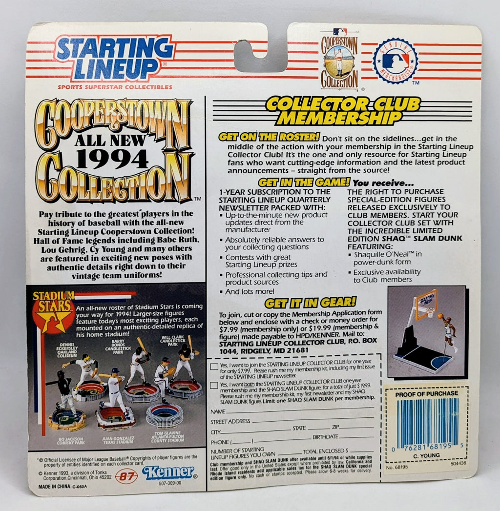 1994 Starting Lineup Cooperstown Collection Cy Young Boston Americans MLB Figure image 2