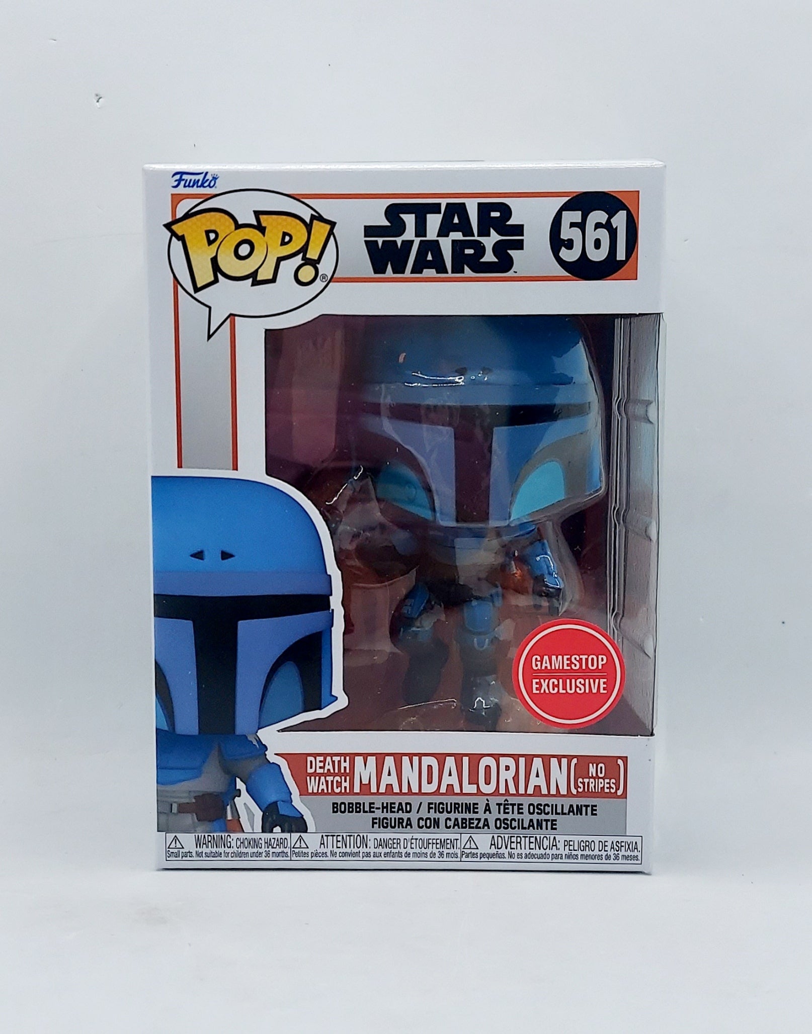 Funko Pop Gamestop Exclusive The Mandalorian No Stripes #561