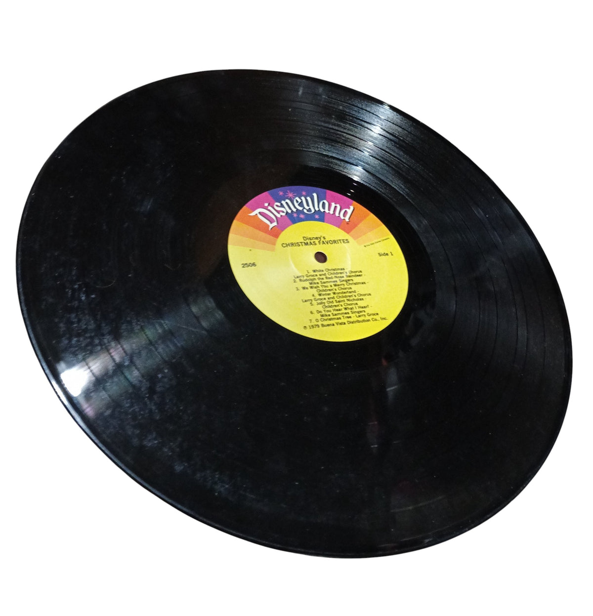 1979 Disneyland Records Disney's Christmas Favorites Sing-A-Long 2506 Vinyl LP image 4
