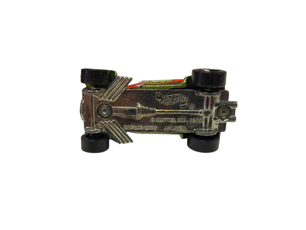2004 Hot Wheels Tat Rods '32 Ford Vicky #119 Metallic Green 3SP Rims 1:64 image 2