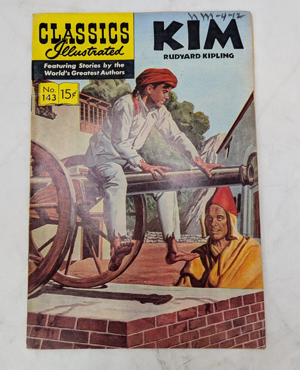 1947 Classics Illustrated Comics Kim No. 143 By Rudyard Kipling