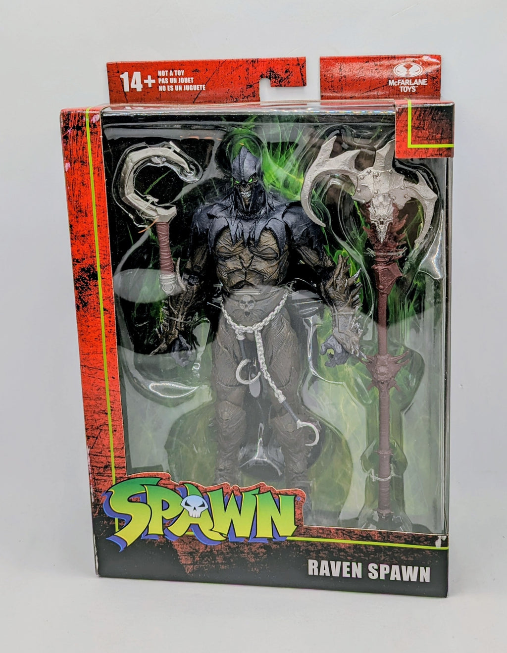 2022 McFarlane Spawn 7" Raven Spawn Small Hook Action Figure