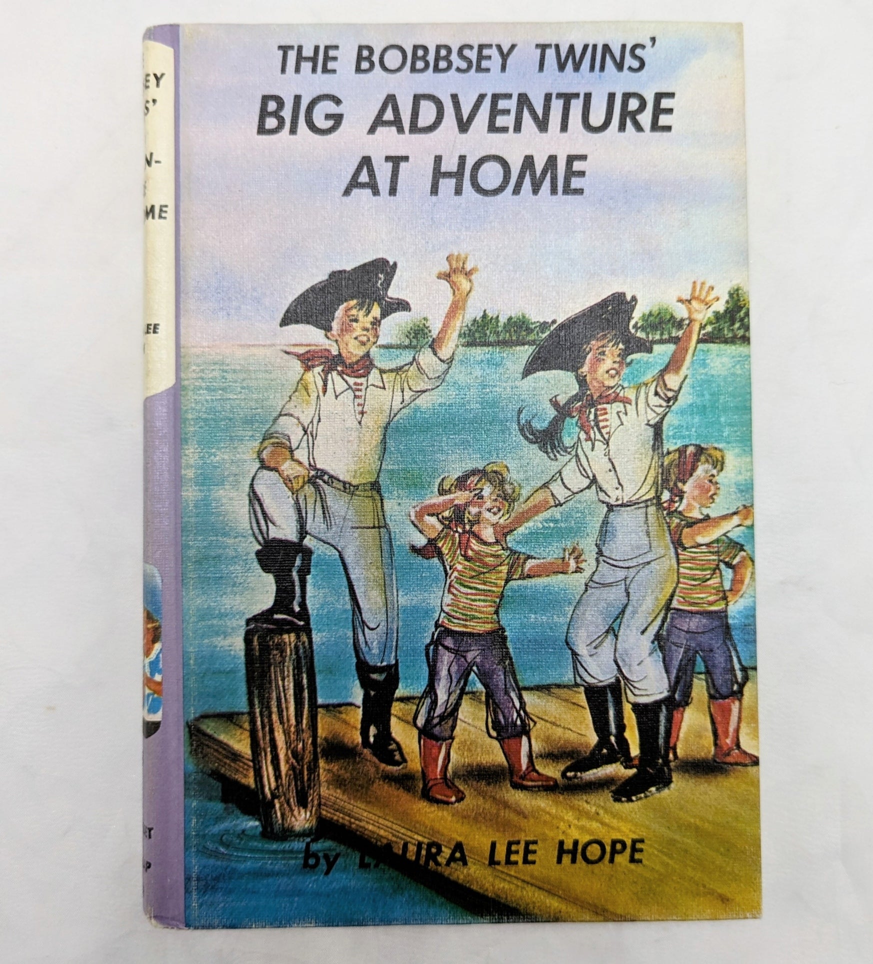 1960 The Bobbsey Twins' Big Adventure At Home #8 by Laura Lee Hope HC