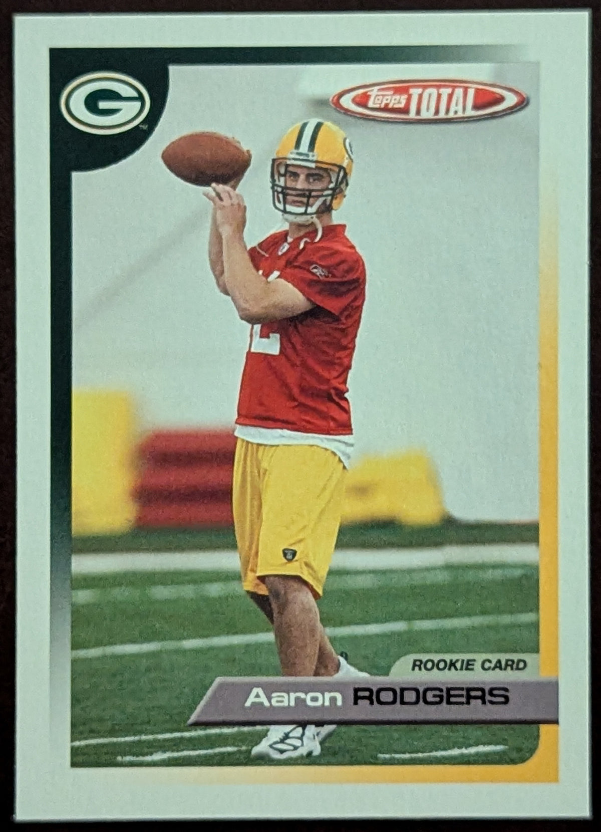 2005 Topps Total Aaron Rodgers #483 Green Bay Packers Rookie Card