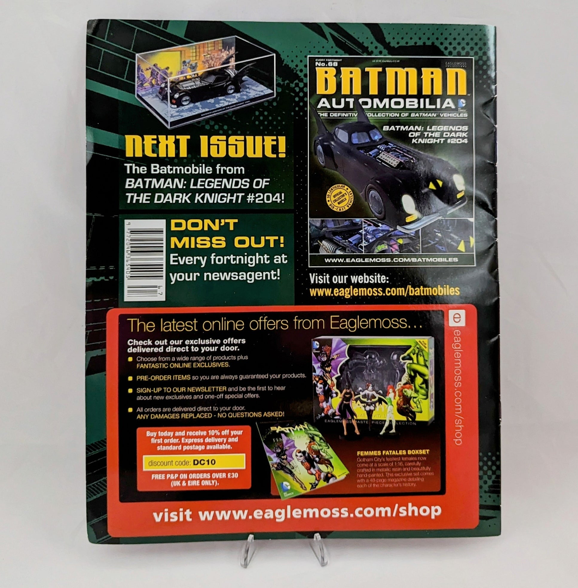 Eaglemoss Automobilia DC Comics Batman #25 (Zero Year) & Magazine No. 67 image 3