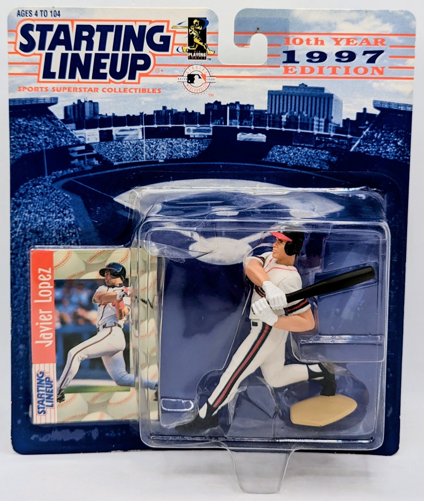 1997 Kenner Starting Lineup Javier Lopez Atlanta Braves Baseball Figure