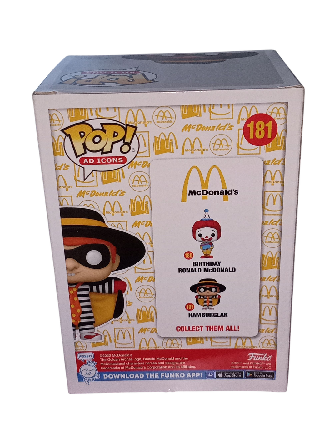 Funko Pop! Ad Icons McDonalds Hamburgler #181 Vinyl Figure image 2