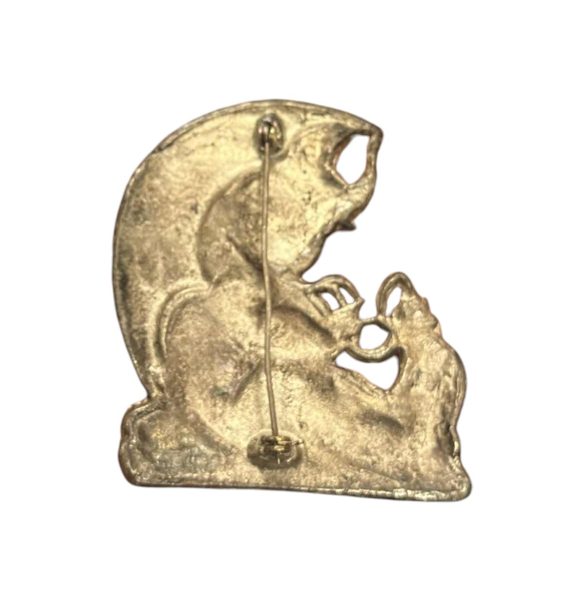 Vintage 1940s Art Deco Figural Goebel Hummel Umbrella Boy Brooch Pin image 2