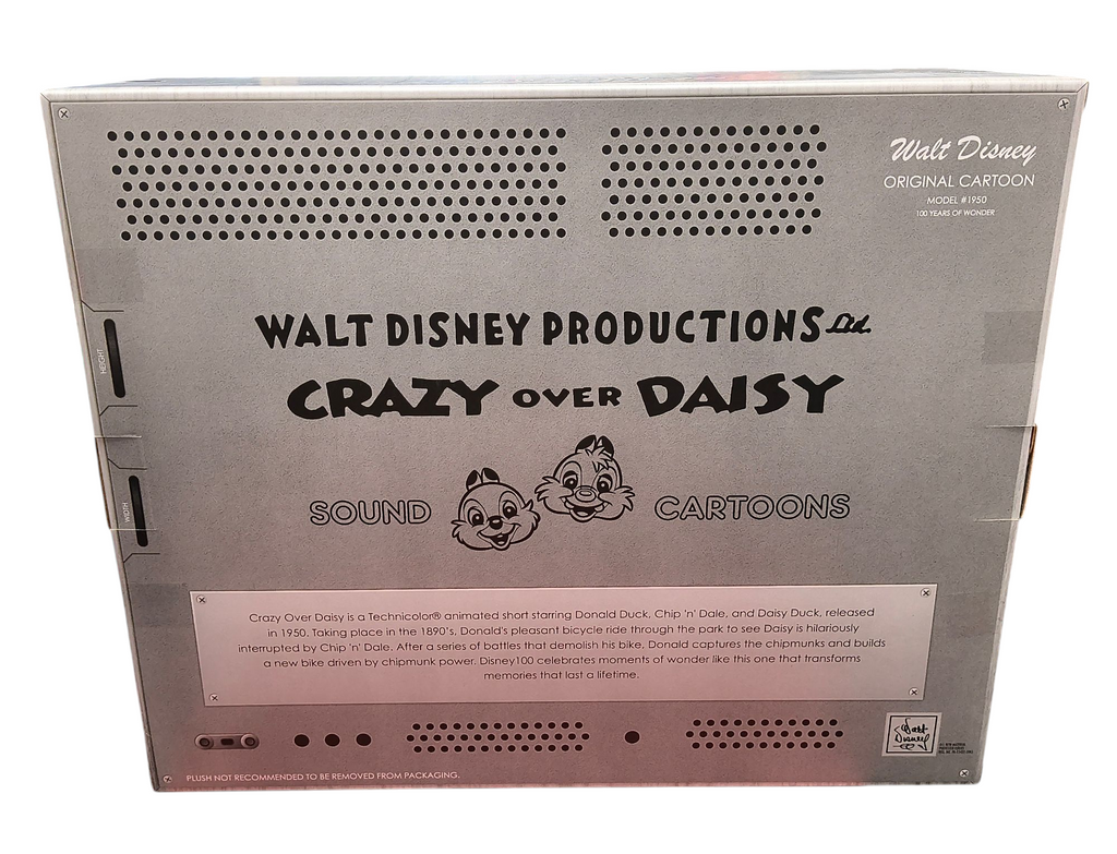 Disney 100 Years of Wonder Walt Disney Presents "Crazy Over Daisy" Donald Plush image 2