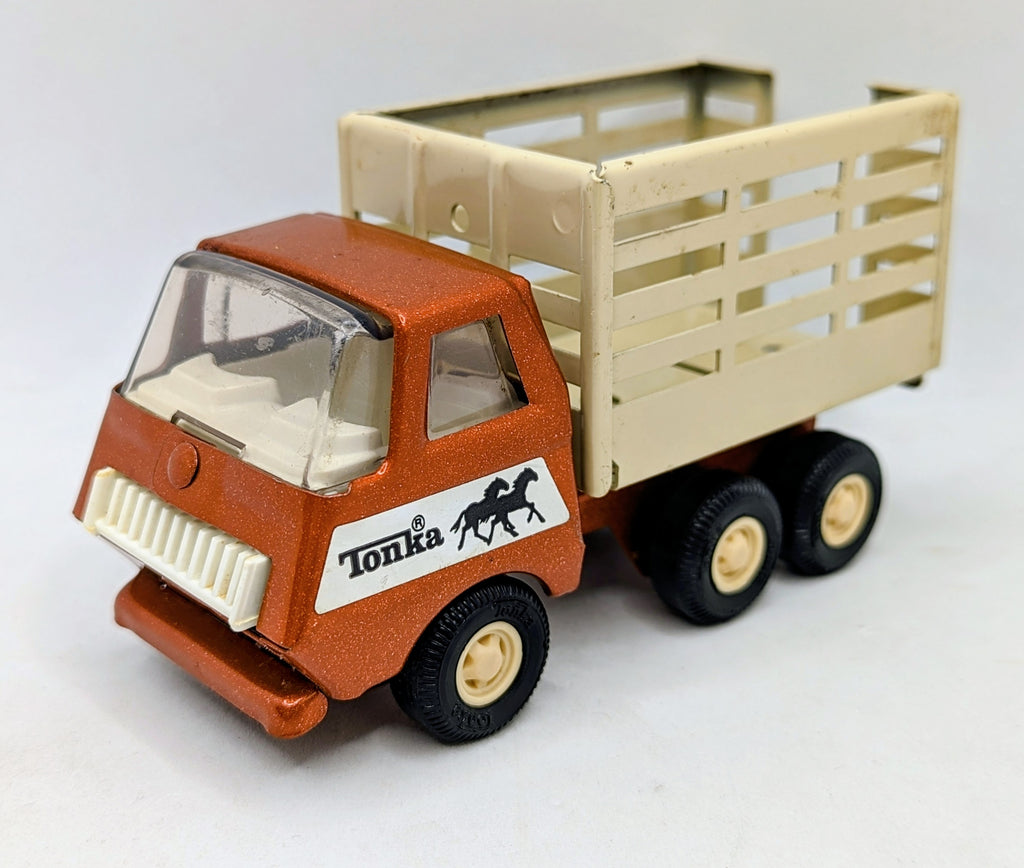 Vintage Tonka Stake Truck Cattle/Horse Truck or Hay Truck image 2