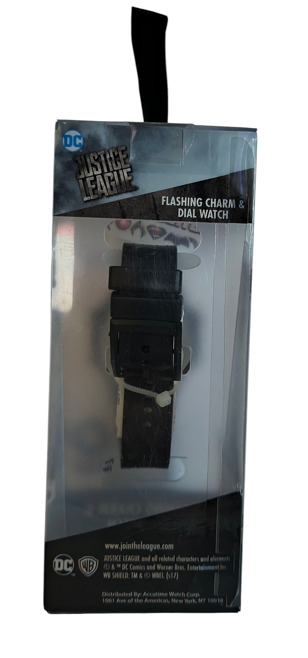 Accutime DC Comics Justice League LCD Flashing Charm & Dial Childrens Watch image 2