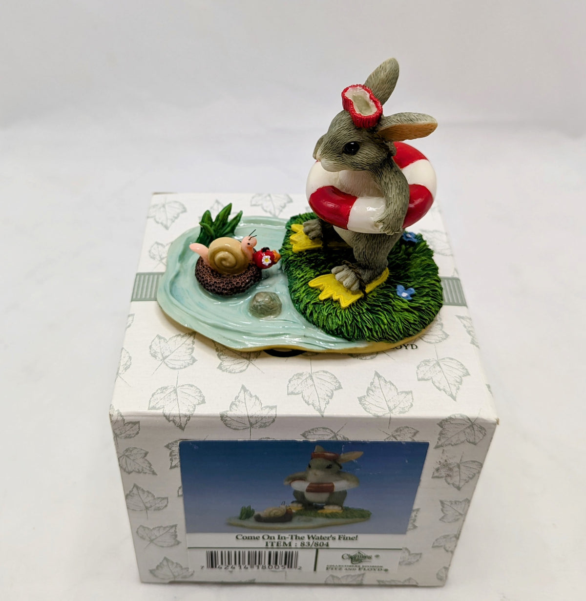 Fitz And Floyd Charming Tails Come On In The Water's Fine Figurine 83/804 image 3