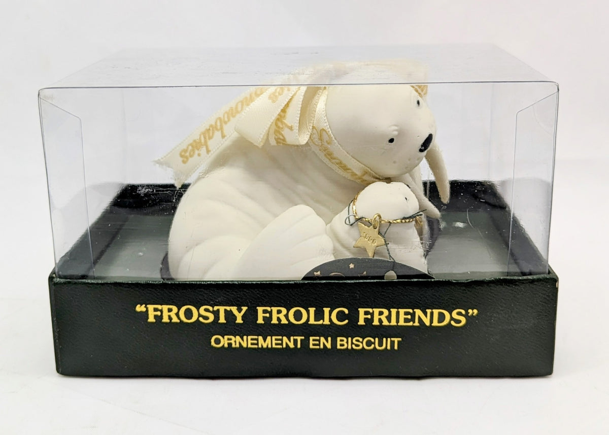1999 Department 56 Snowbabies Frosty Frolic Friends Ornament Figurine