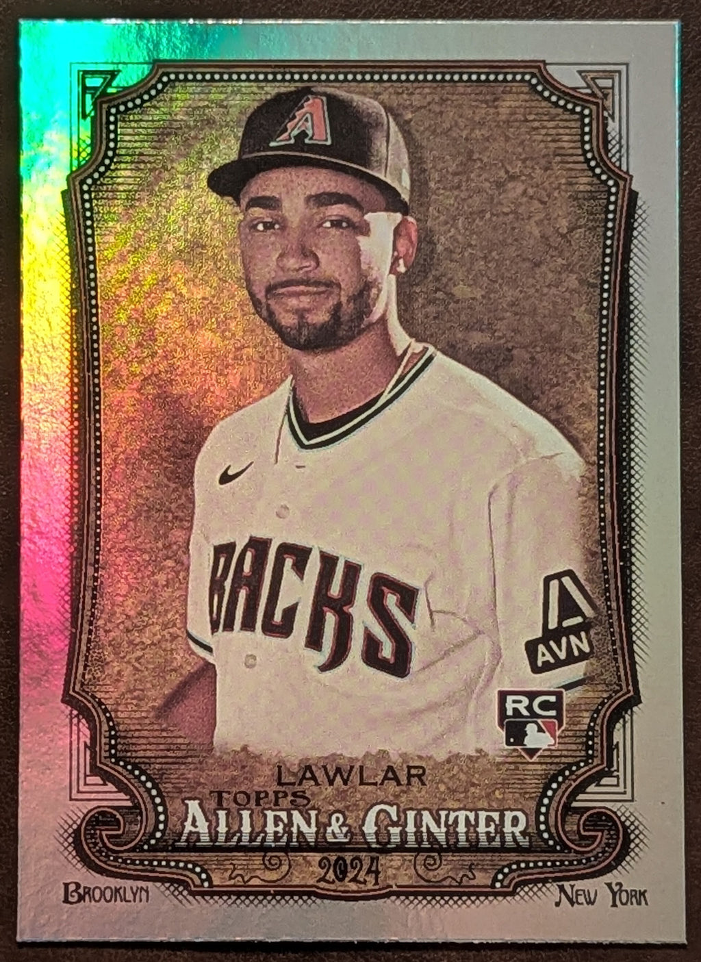 2024 Allen & Ginter Hot Box Silver Foil #99 Jordan Lawlar Diamondbacks RC