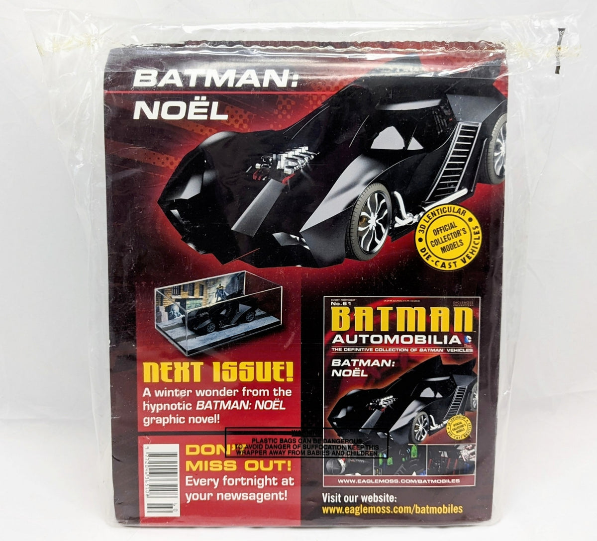 Eaglemoss Automobilia DC Comics Batman #63 Car & Magazine No. 60 image 3