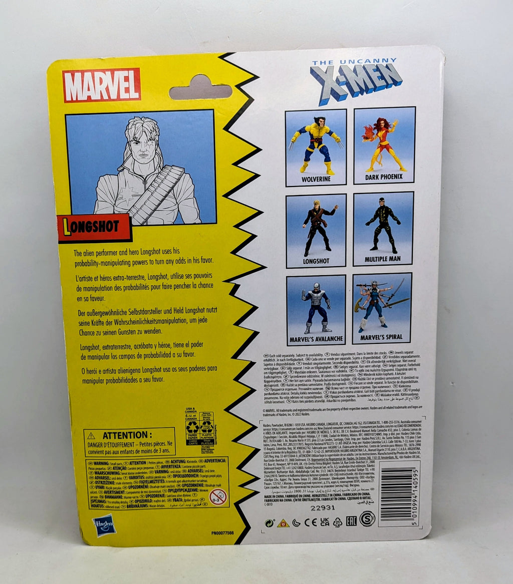 Marvel Legends Retro The Uncanny X-Men: Longshot 6" Action Figure image 2