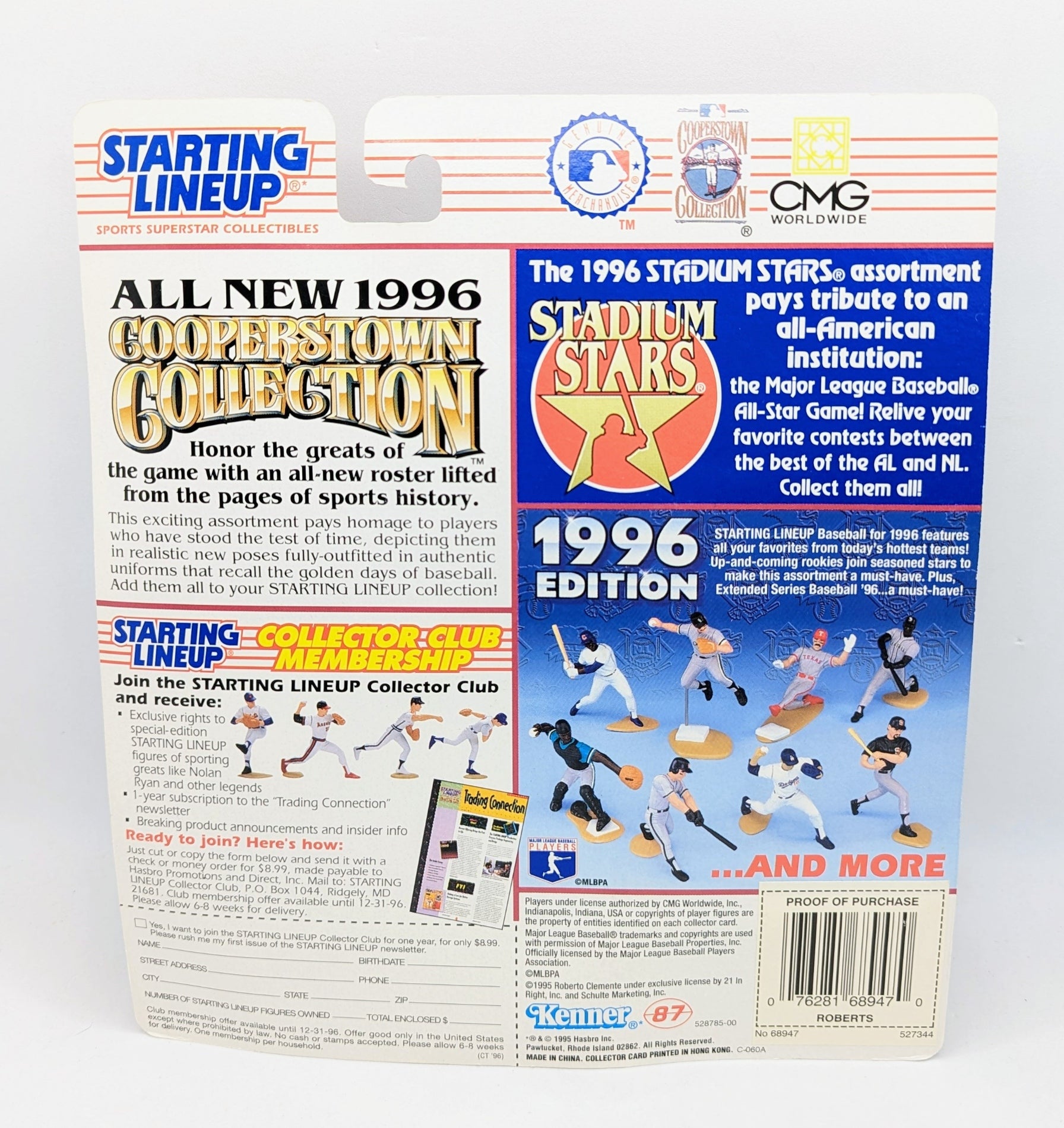 1996 Starting Lineup Cooperstown Collection Robin Roberts Philadelphia Phillies image 2