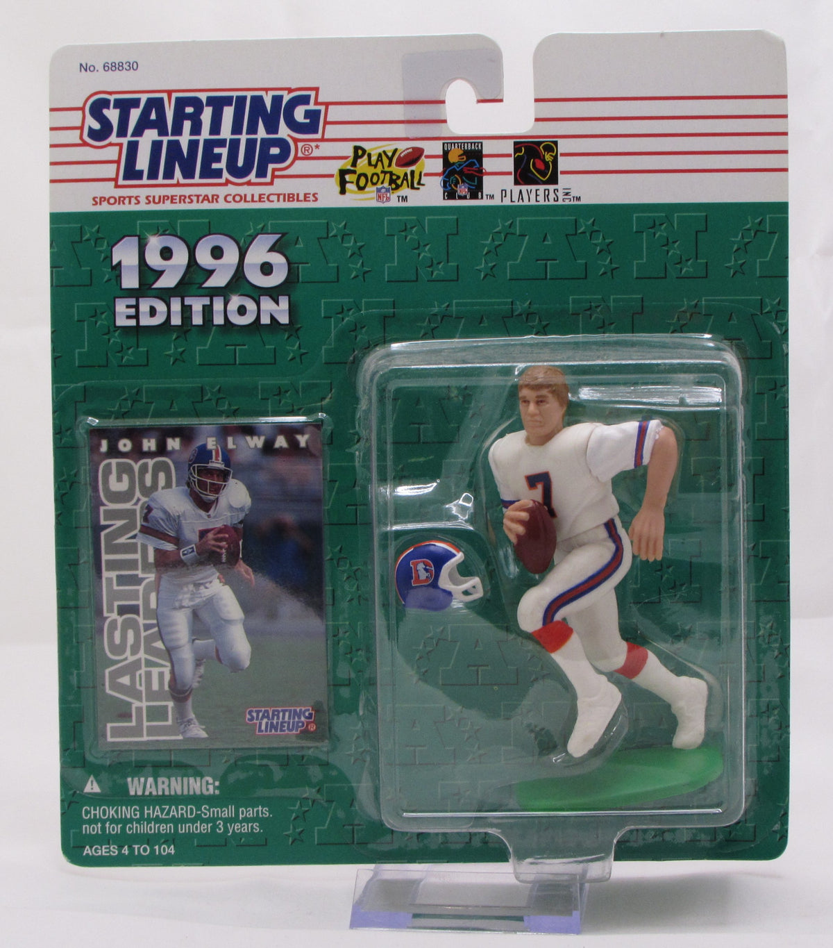 1996 Starting Lineup John Elway Denver Broncos Football Figure