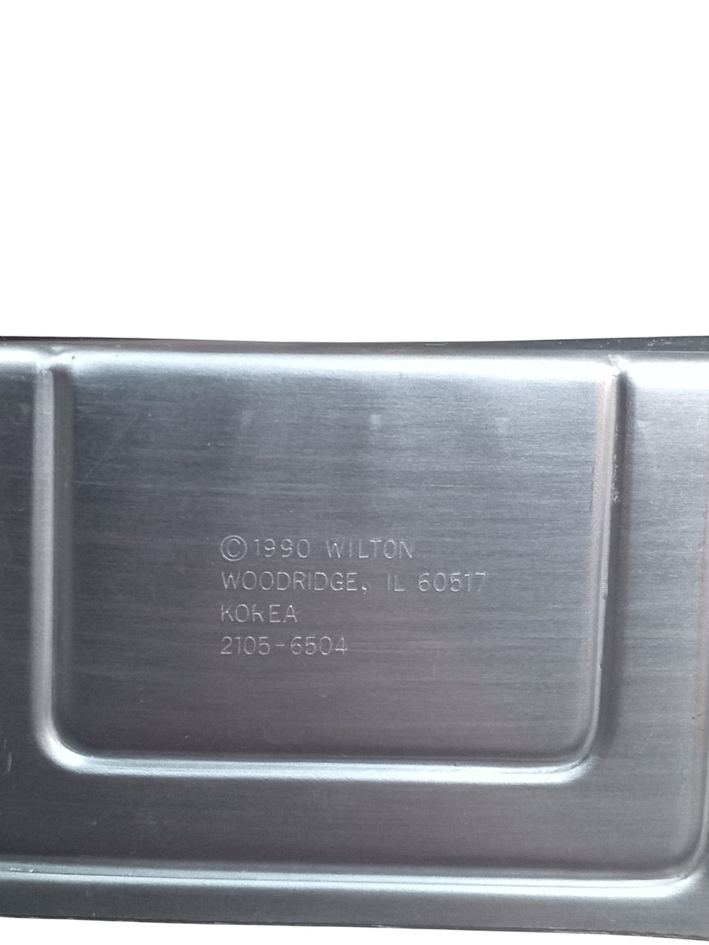 1990 Wilton Football Cake Pan Aluminum Baking Mold #2105-6504 image 3