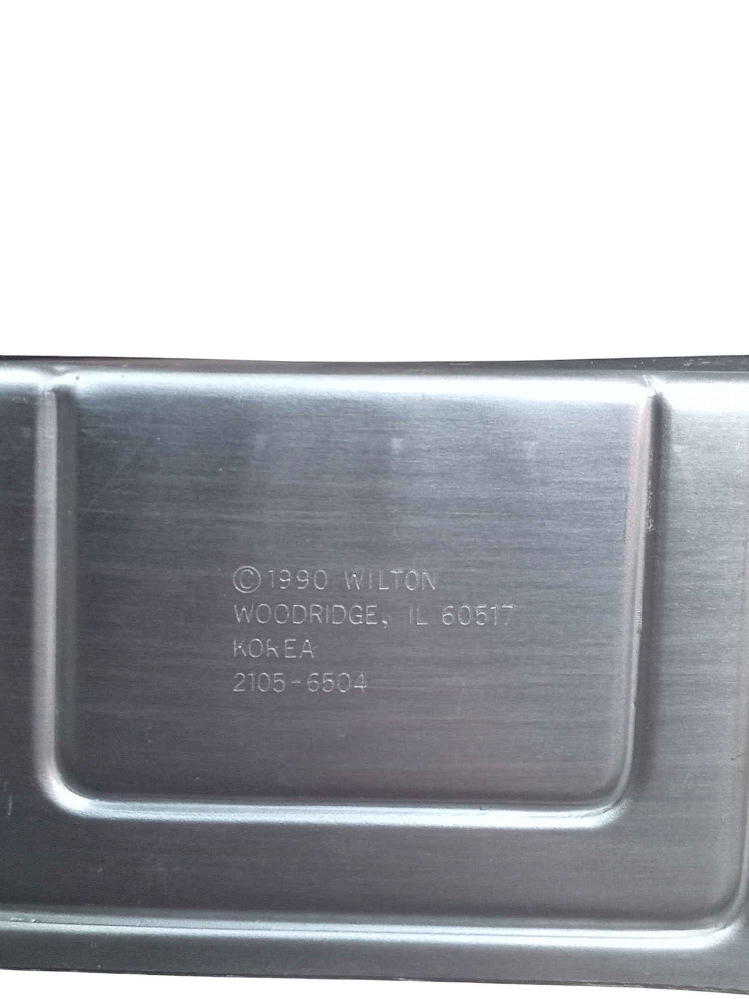 1990 Wilton Football Cake Pan Aluminum Baking Mold #2105-6504 image 3