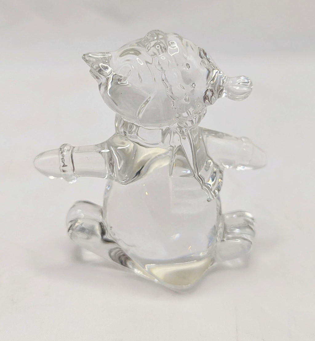Vintage Princess House 24% Lead Crystal Rocking Perry Penguin Figurine image 2