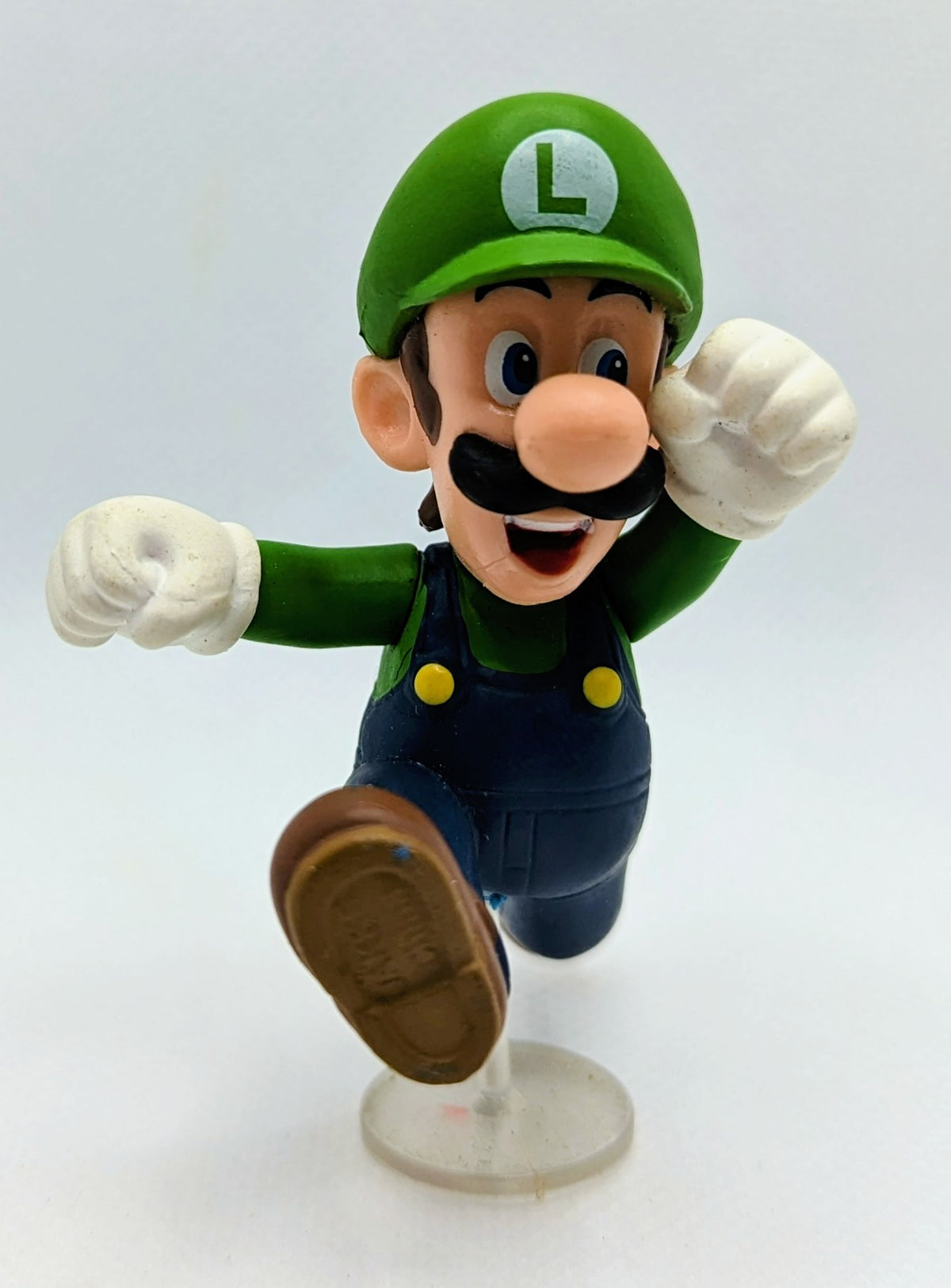 Jakks Pacific Super Mario Bros Running Luigi 2.5 Inch Figure