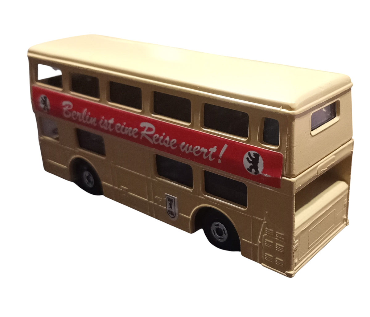 1972 Matchbox Lesney Super Kings K-15 Berlin Double Decker Bus Die cast