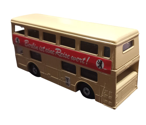 1972 Matchbox Lesney Super Kings K-15 Berlin Double Decker Bus Die cast
