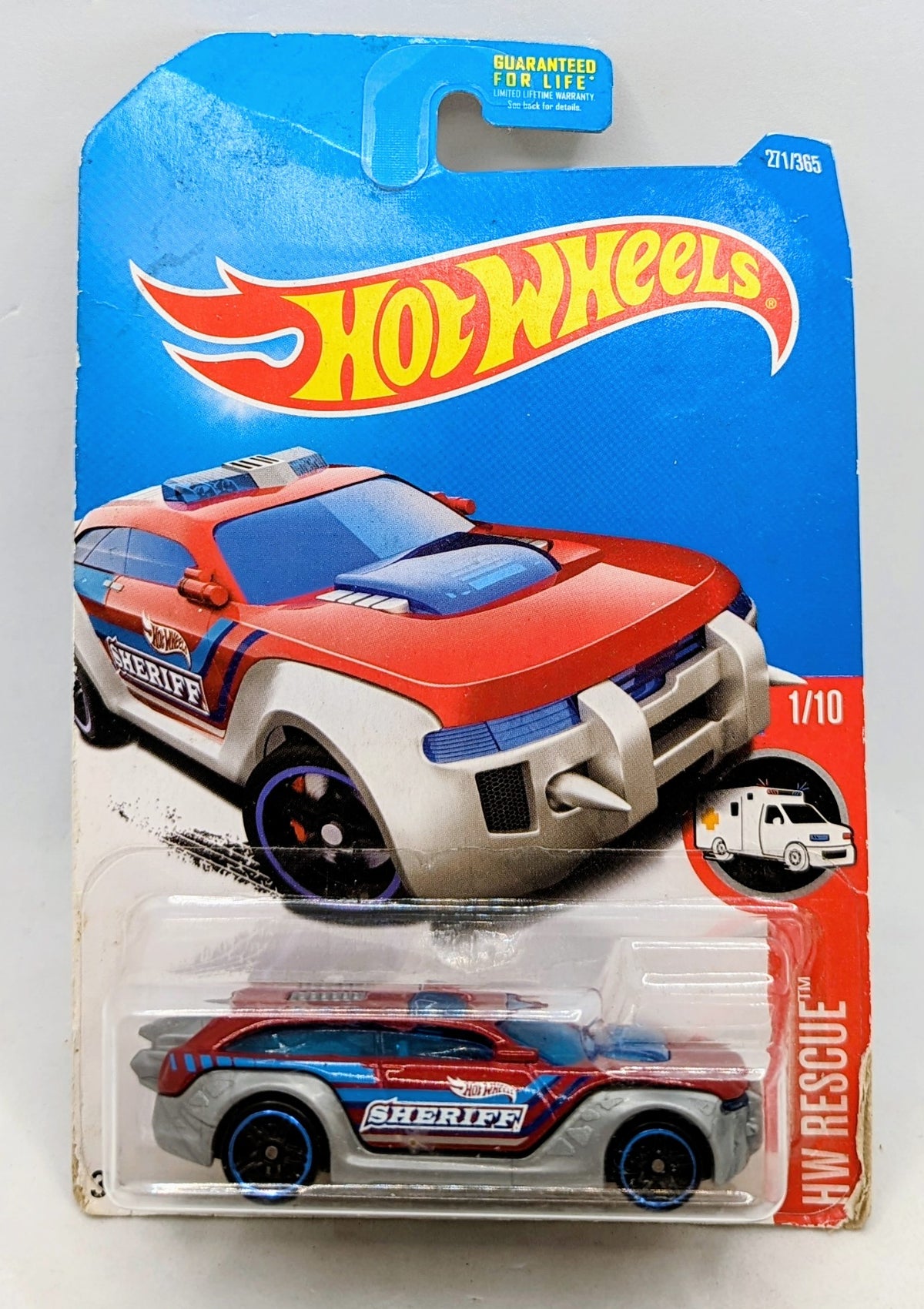 2015 Hot Wheels HW Rescue #1/10 HW Pursuit #DVC52 1:64 Scale Diecast