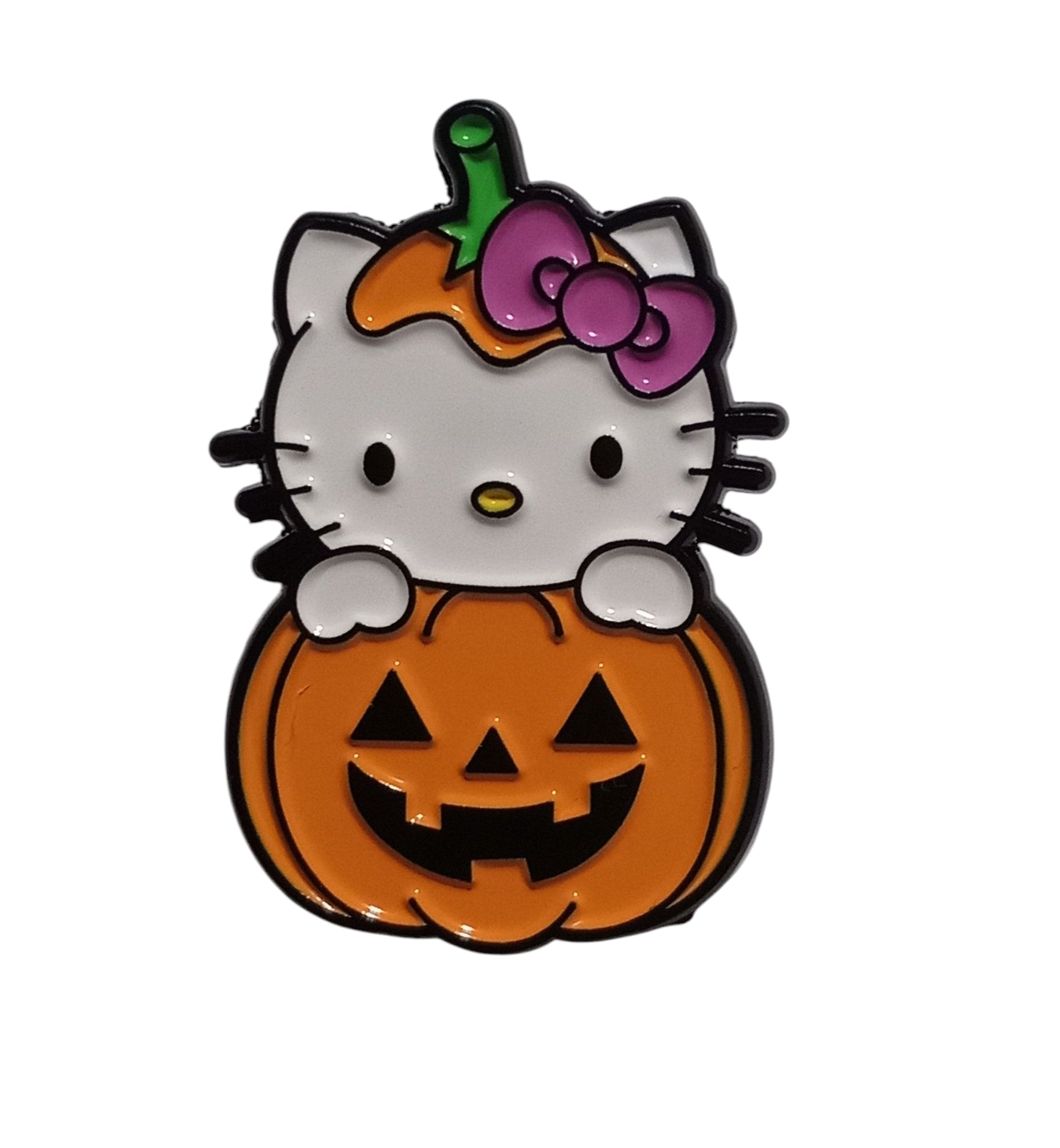 Sanrio Hello Kitty In Pumpkin Halloween Enamel Pin