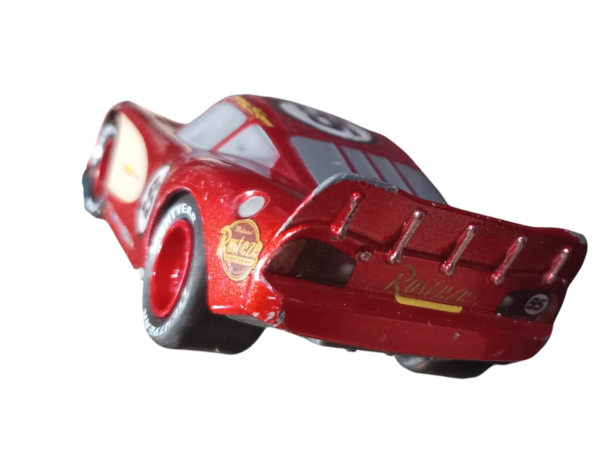 Disney Pixar Cars Pull n Race Lightning McQueen Parks Exclusive Diecast 1:43 image 4