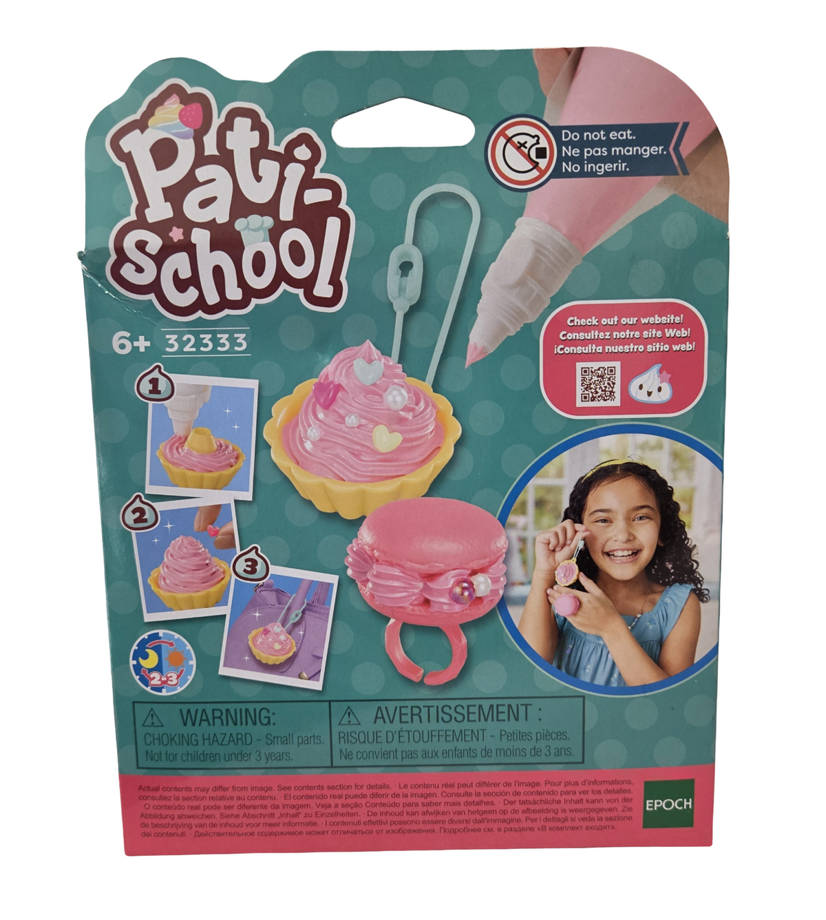 Pati School Party in Pink Creative Decoration Multicolor Craft Kit #32333