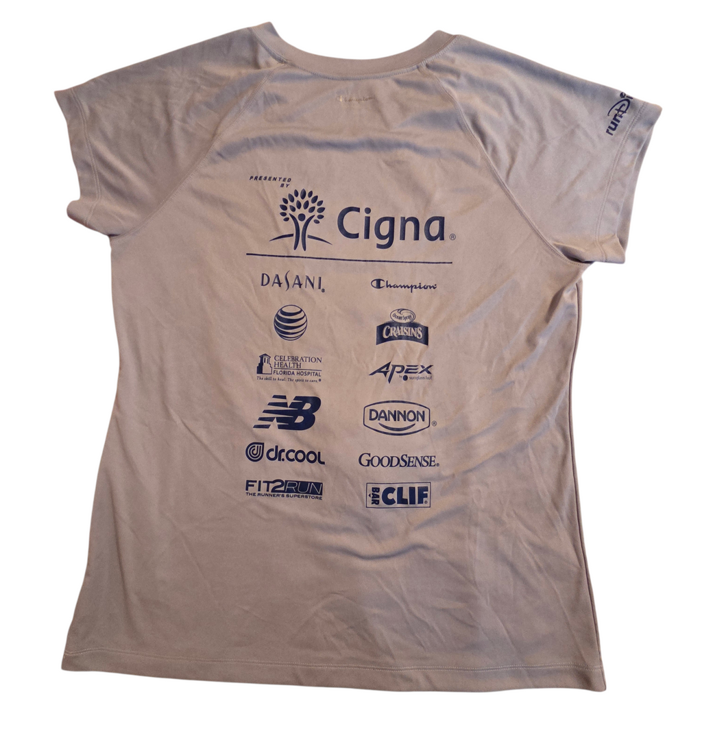2015 Champion Cigna Disneyland Resort Diamond Celebration Half Marathon XL Shirt image 2