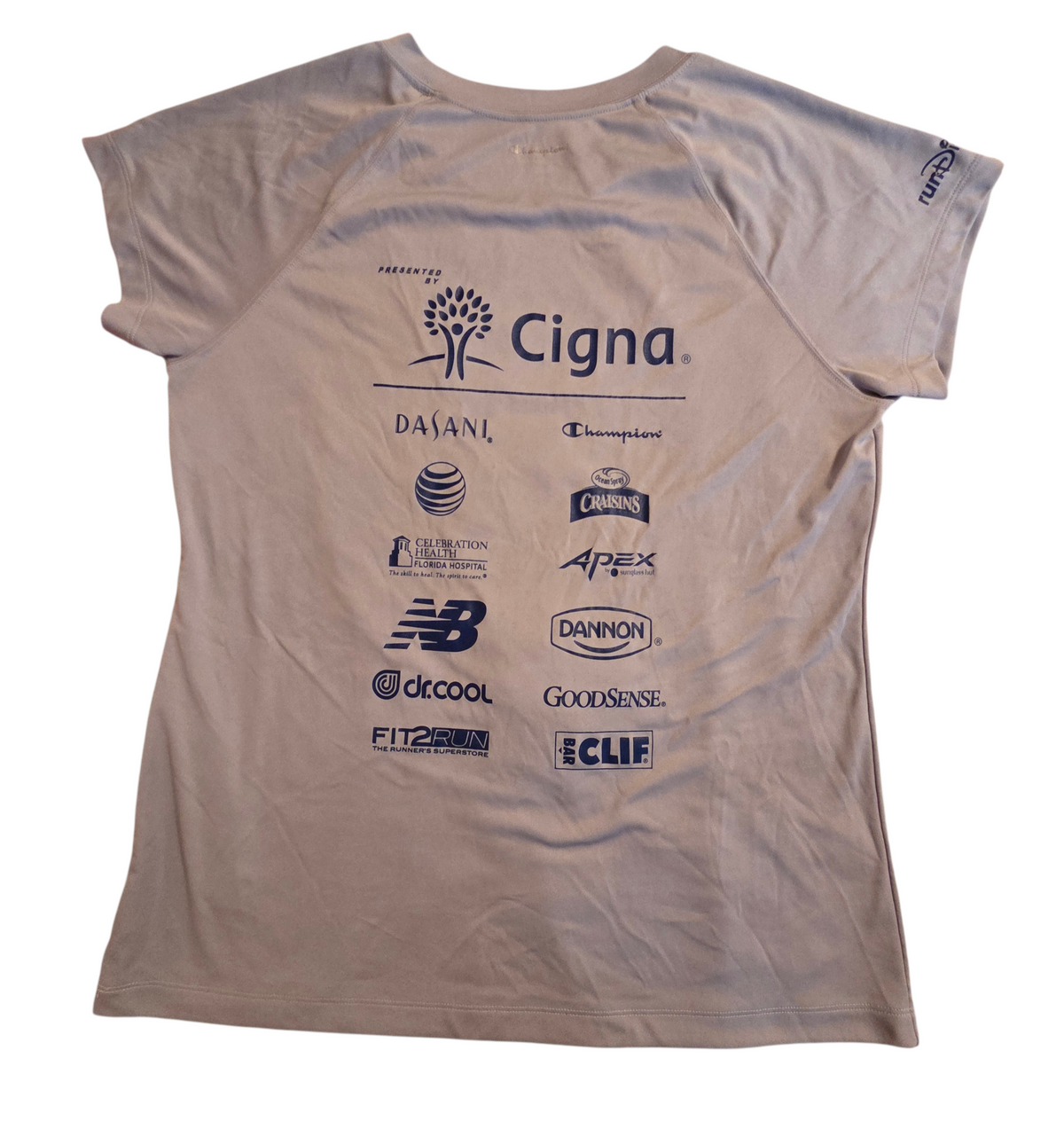 2015 Champion Cigna Disneyland Resort Diamond Celebration Half Marathon XL Shirt image 2