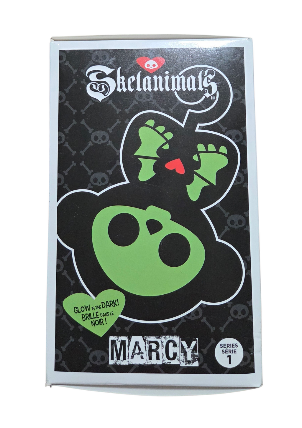 2025 Hasbro Skelanimals Glow In The Dark Marcy Monkey Series 1 Vinyl Figure image 3