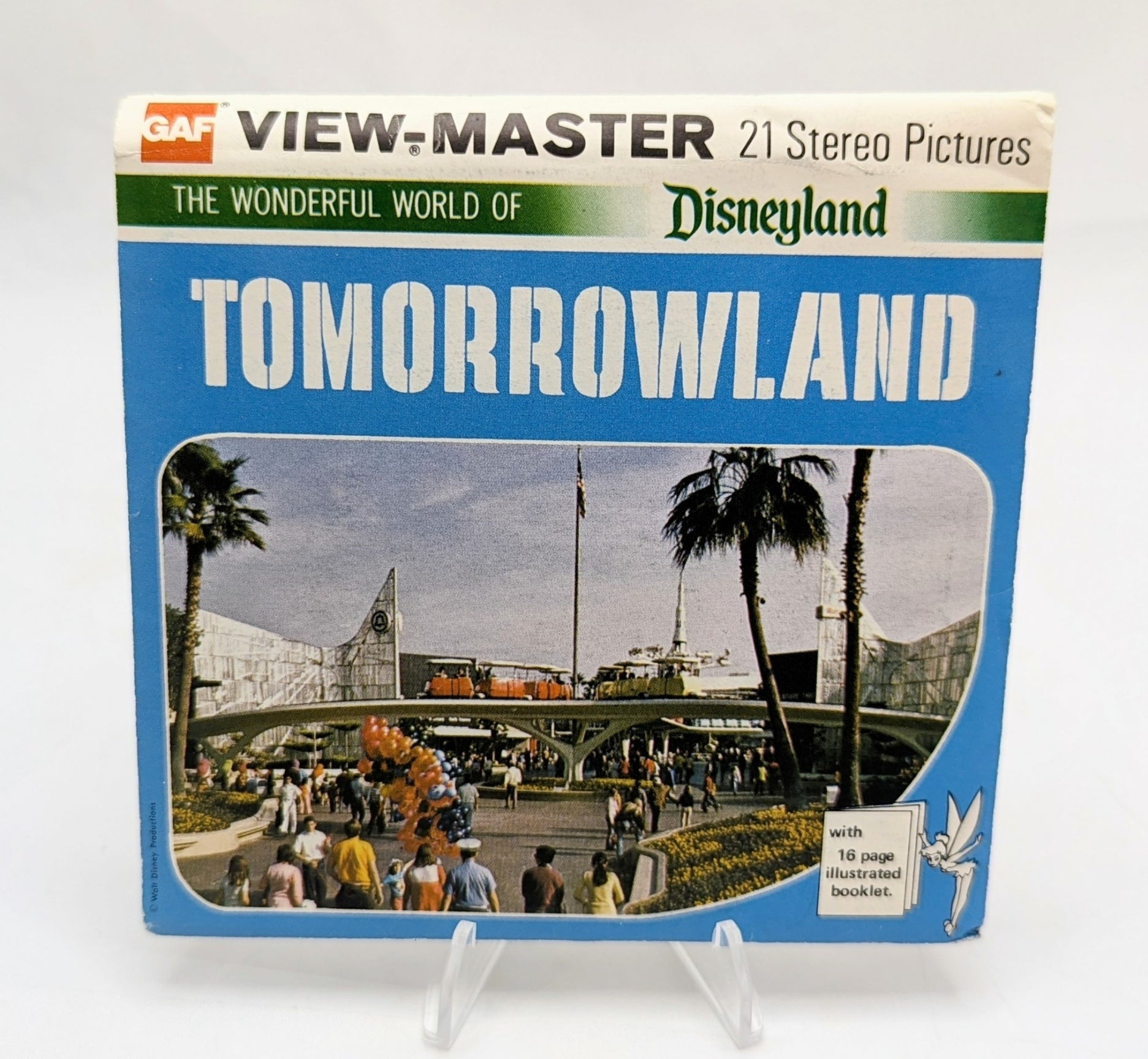 Vintage View-Master The Wonderful World Of Disneyland Tomorrowland 3 Reel Pack