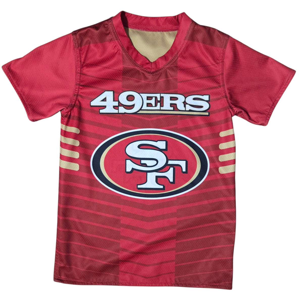 San Francisco 49ers NFL Flag Football Reversible Jersey Youth Small