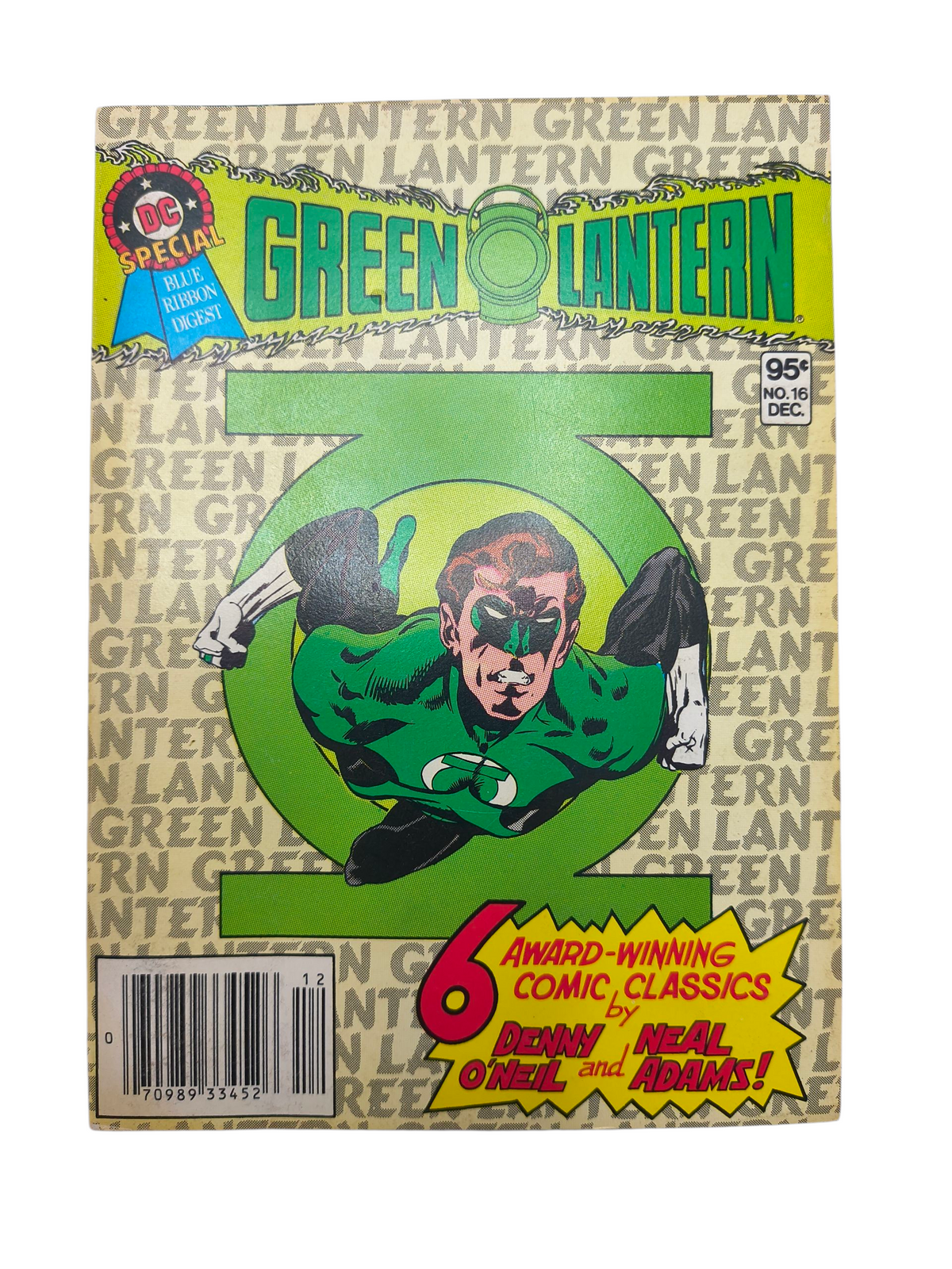 1981 DC Comics Blue Ribbon Digest Vol 2 #16 Green Lantern & Green Arrow