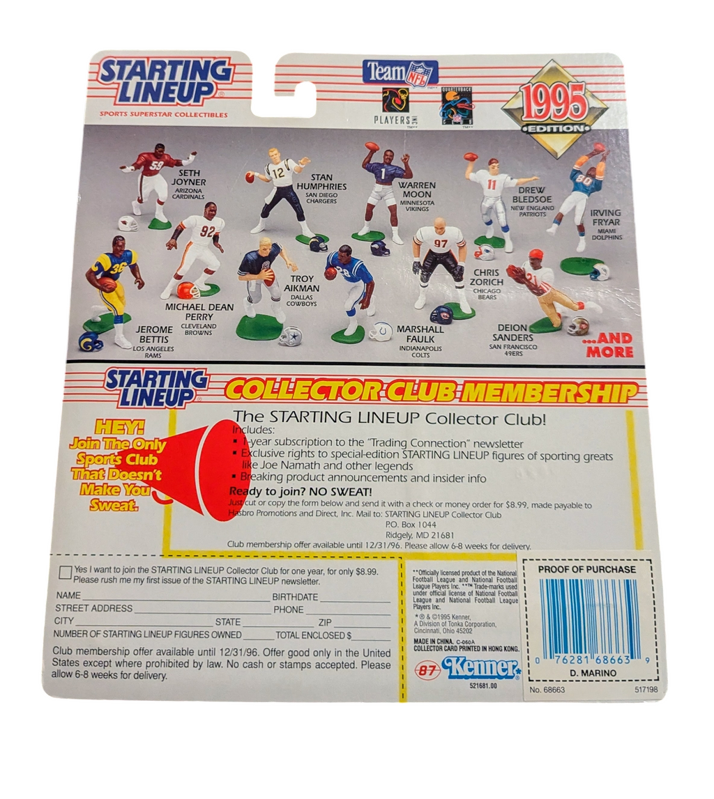 1995 Starting Lineup Dan Marino Miami Dolphins NFL Figure image 2