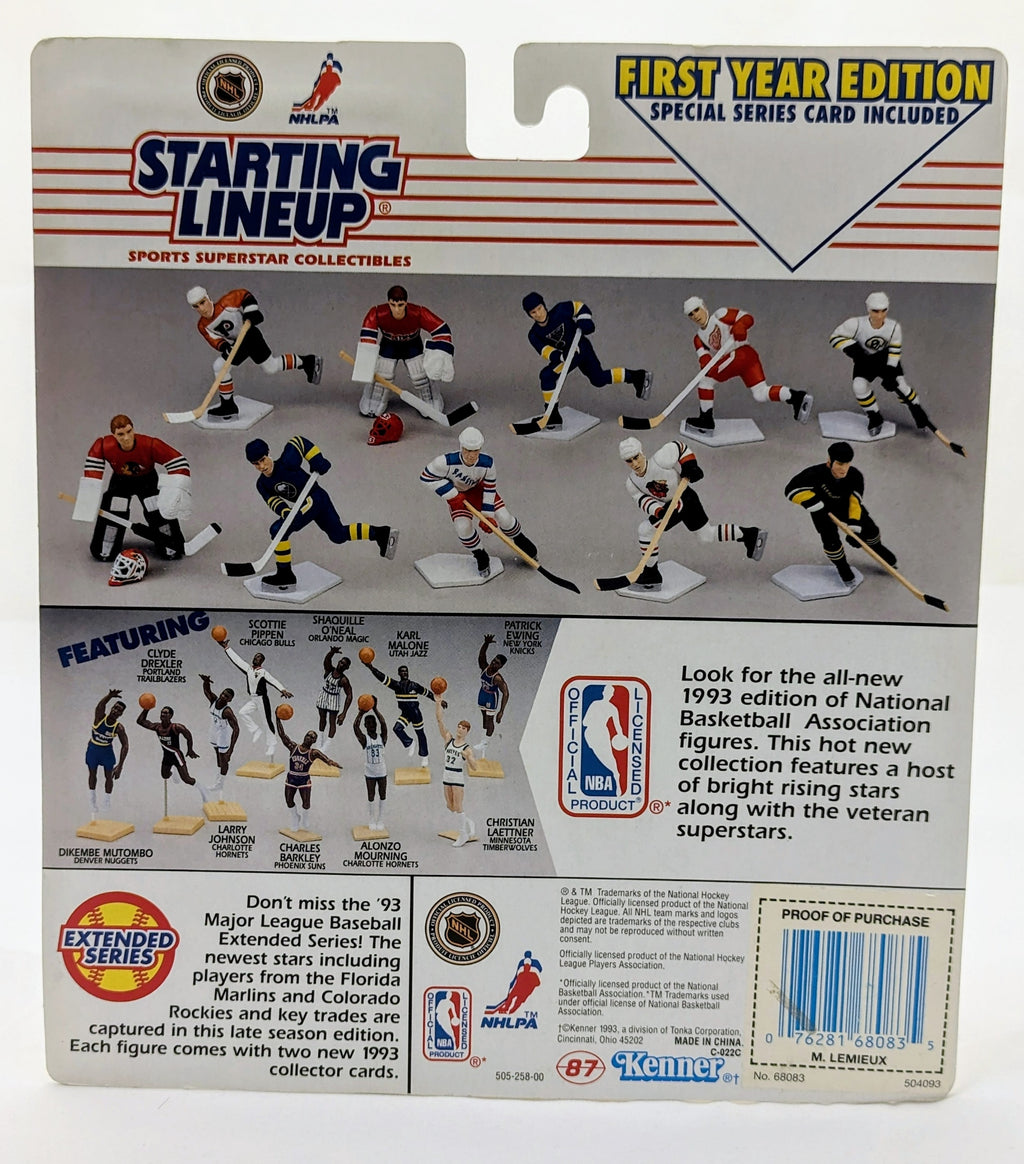 1993 Starting Lineup Mario Lemieux Pittsburgh Penguins Hockey Figure image 2