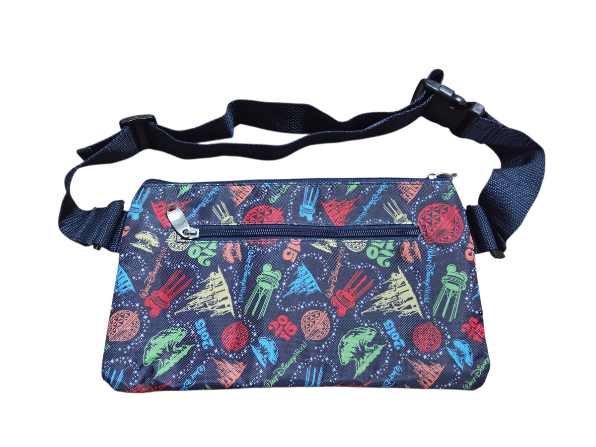 2015 Disney Walt Disney World Icons Waist Pack Bag Fanny Pack image 2