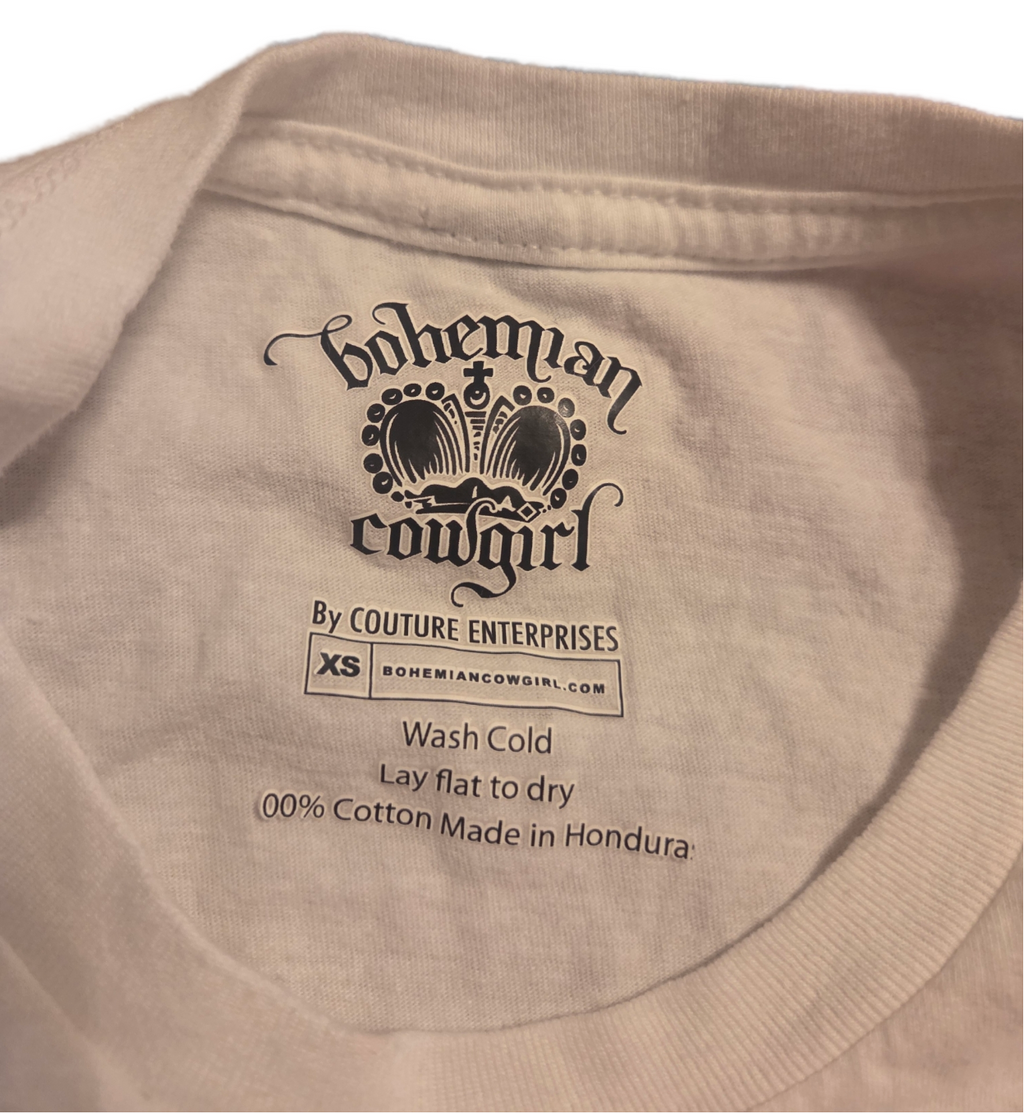 Bohemian Girl Morgan Wallen Marlboro Style Graphic T-shirt Size XS image 3